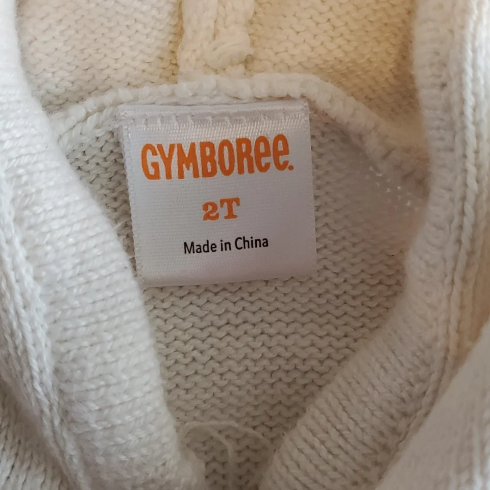 Gymboree hooded sweater size 2T